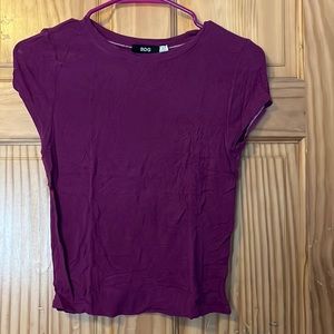 Purple cropped tee. Size small.